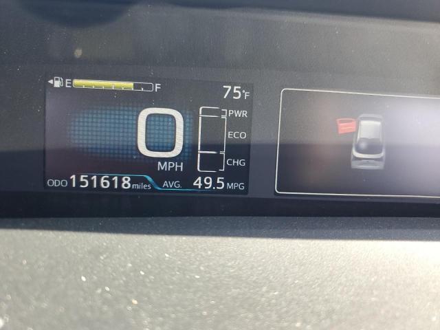 JTDKAMFU6N3173213 - 2022 TOYOTA PRIUS NIGHT SHADE Темно-сірий фото 9