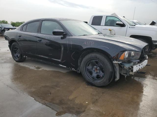 2C3CDXAG8CH222344 - 2012 DODGE CHARGER POLICE BLACK photo 4