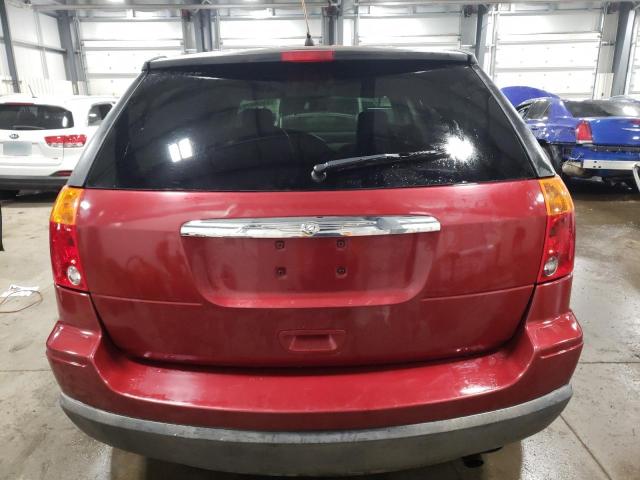 2A8GM48LX8R108080 - 2008 CHRYSLER PACIFICA LX RED photo 6