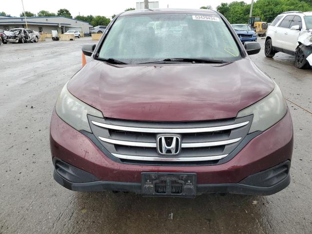 5J6RM4H37DL032069 - 2013 HONDA CR-V LX MAROON photo 5