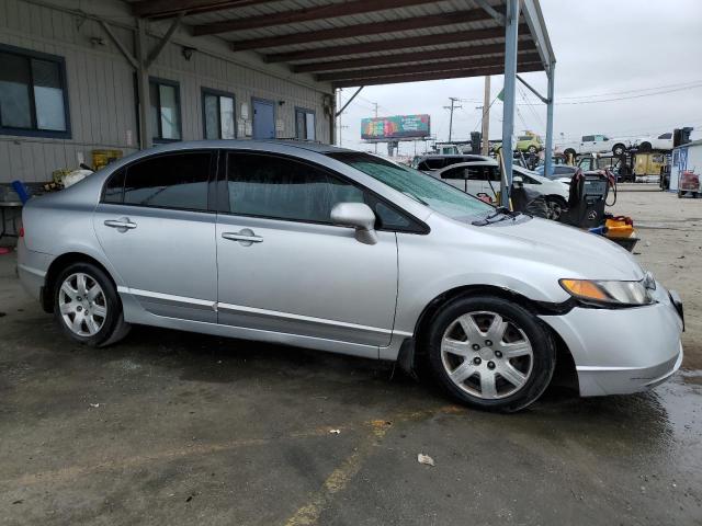 2HGFA16597H507566 - 2007 HONDA CIVIC LX SILVER photo 4