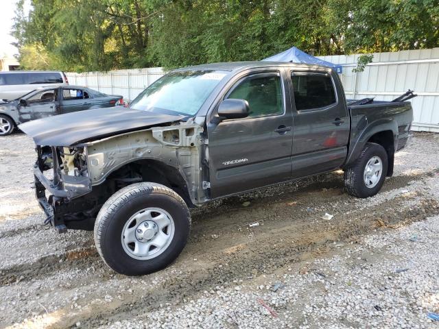 5TFJU4GN0FX068655 - 2015 TOYOTA TACOMA DOUBLE CAB PRERUNNER GRAY photo 1