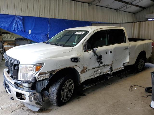 1N6BA1F41JN522949 - 2018 NISSAN TITAN XD SL WHITE photo 1