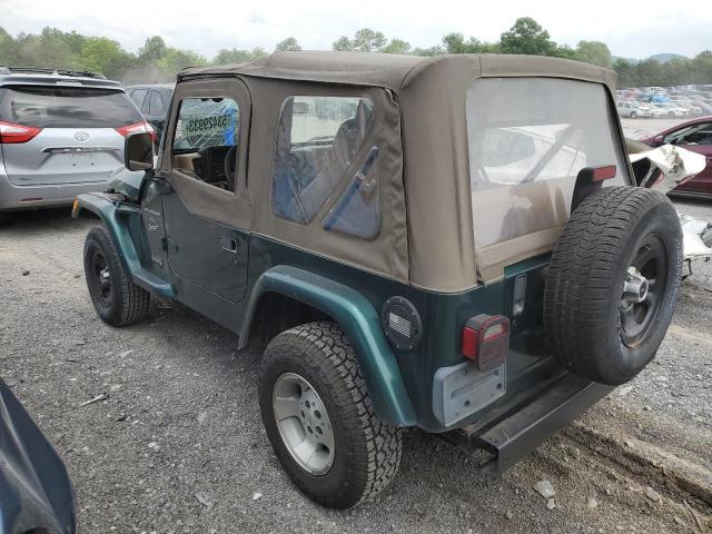 1J4FA49S0YP761949 - 2000 JEEP WRANGLER / SPORT GREEN photo 2