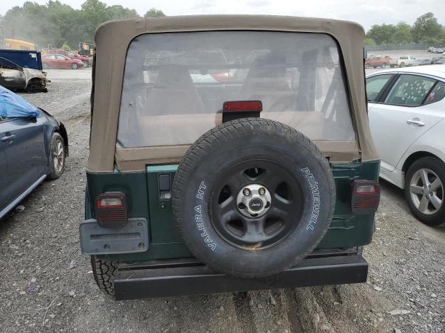 1J4FA49S0YP761949 - 2000 JEEP WRANGLER / SPORT GREEN photo 6