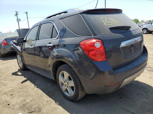 1GNALDEK1FZ128059 - 2015 CHEVROLET EQUINOX LTZ GRAY photo 2