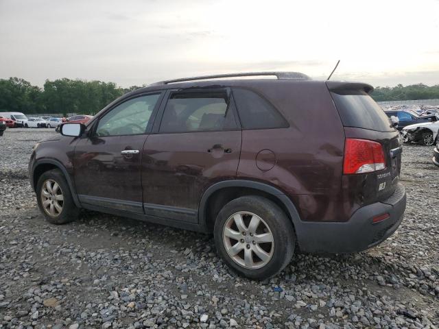 5XYKT3A63DG324998 - 2013 KIA SORENTO LX BURGUNDY photo 2