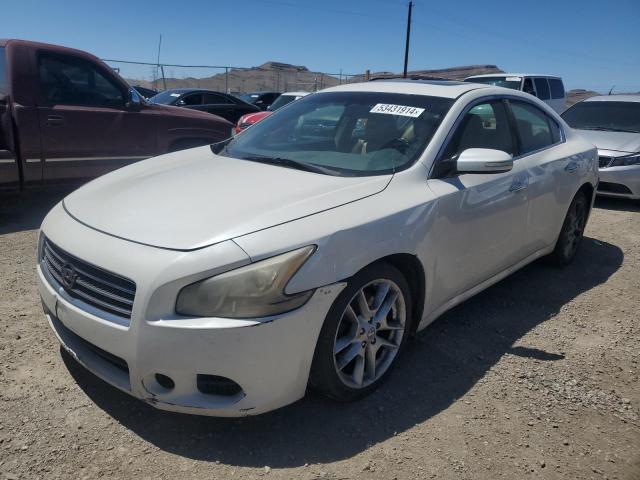 1N4AA51E09C802915 - 2009 NISSAN MAXIMA S WHITE photo 1