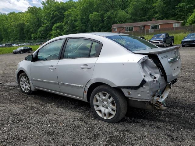 3N1AB6AP5CL766197 - 2012 NISSAN SENTRA 2.0 SILVER photo 2