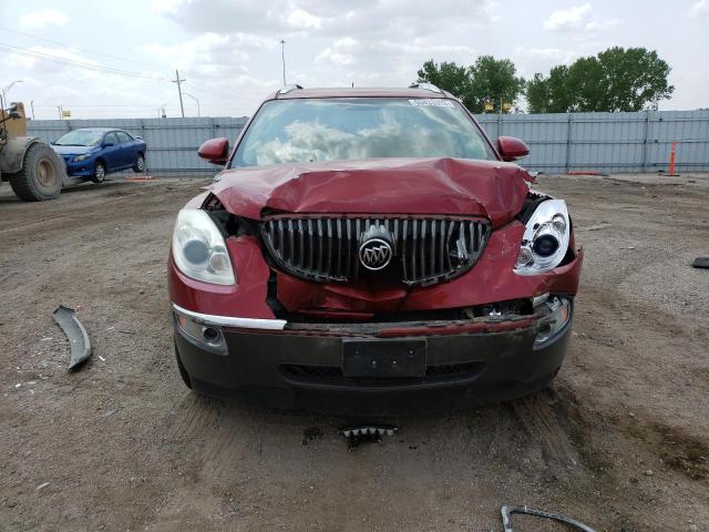 5GAKRCED1CJ315014 - 2012 BUICK ENCLAVE BURGUNDY photo 5