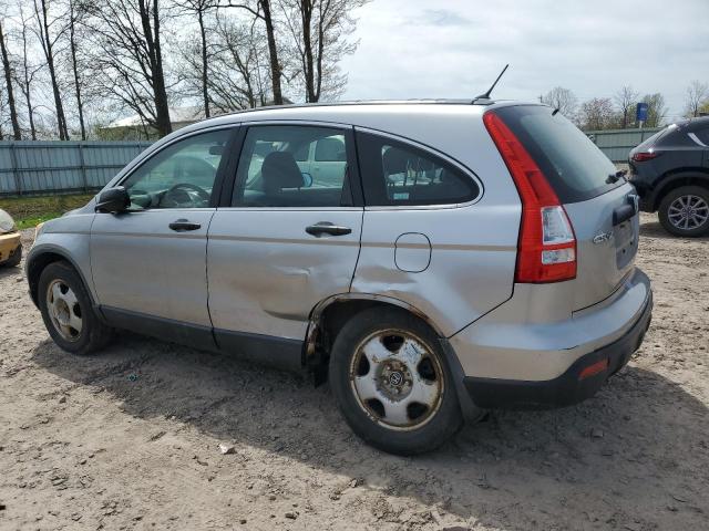 JHLRE48377C007926 - 2007 HONDA CR-V LX SILVER photo 2