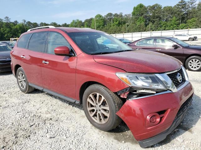 5N1AR2MM4GC638338 - 2016 NISSAN PATHFINDER S MAROON photo 4