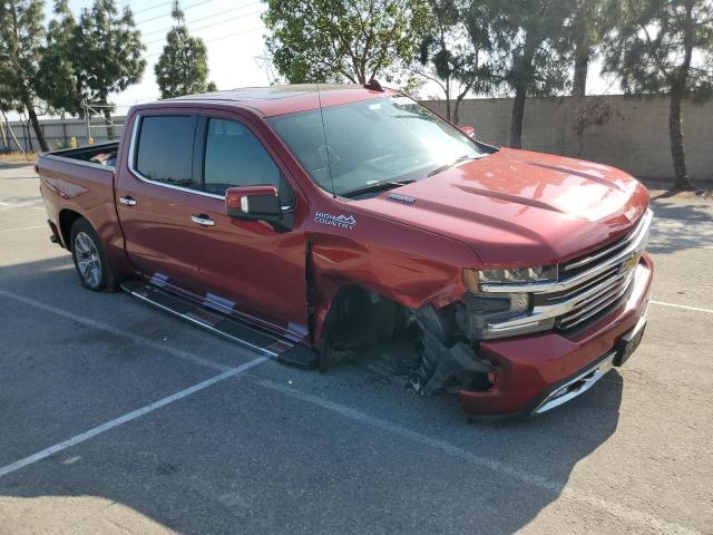 3GCUYHETXMG225166 - 2021 CHEVROLET SILVERADO K1500 HIGH COUNTRY RED photo 4