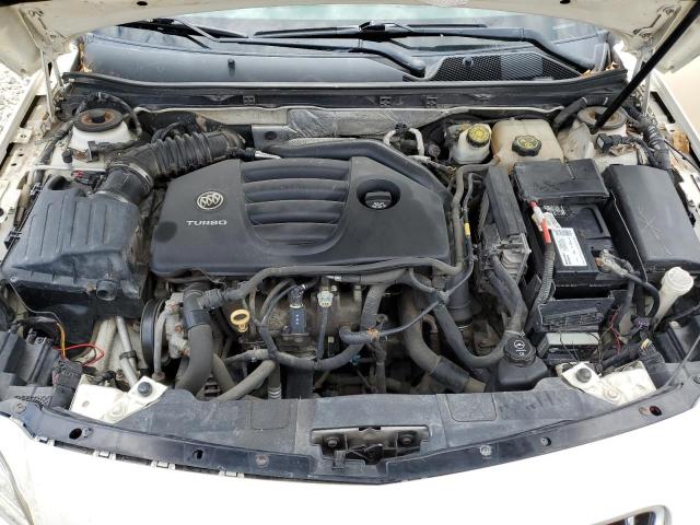 2G4GV5GV9C9190997 - 2012 BUICK REGAL GS WHITE photo 11