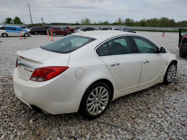 2G4GV5GV9C9190997 - 2012 BUICK REGAL GS WHITE photo 3