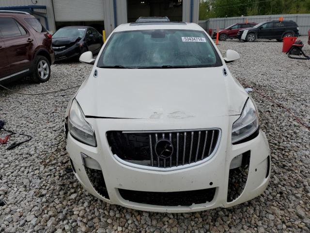 2G4GV5GV9C9190997 - 2012 BUICK REGAL GS WHITE photo 5