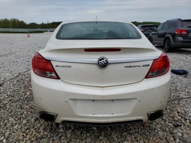 2G4GV5GV9C9190997 - 2012 BUICK REGAL GS WHITE photo 6