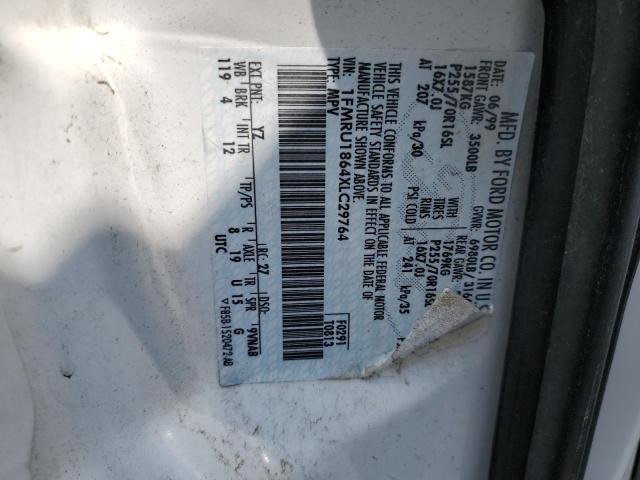 1FMRU1864XLC29764 - 1999 FORD EXPEDITION WHITE photo 13
