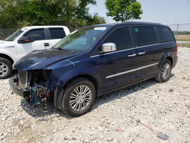2C4RC1CG5DR716630 - 2013 CHRYSLER TOWN & COU TOURING L BLUE photo 1