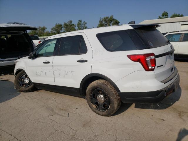 1FM5K8AR7KGB28298 - 2019 FORD EXPLORER POLICE INTERCEPTOR WHITE photo 2