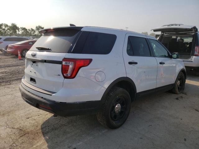 1FM5K8AR7KGB28298 - 2019 FORD EXPLORER POLICE INTERCEPTOR WHITE photo 3