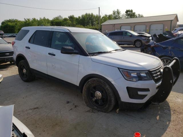 1FM5K8AR7KGB28298 - 2019 FORD EXPLORER POLICE INTERCEPTOR WHITE photo 4