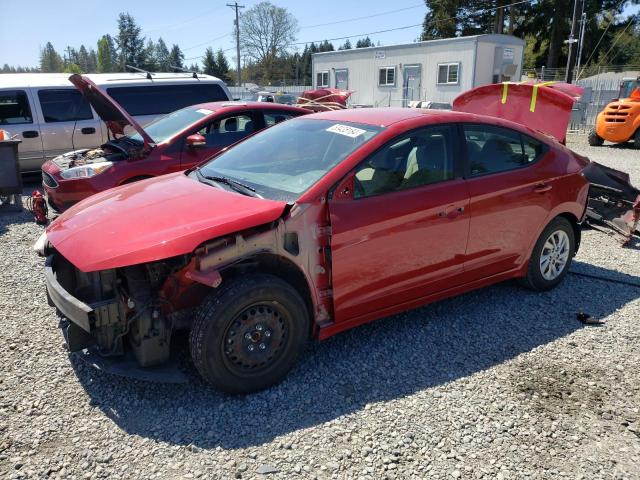 KMHD74LF7KU840935 - 2019 HYUNDAI ELANTRA SE RED photo 1