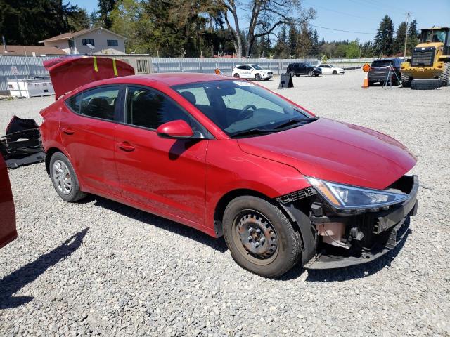 KMHD74LF7KU840935 - 2019 HYUNDAI ELANTRA SE RED photo 4