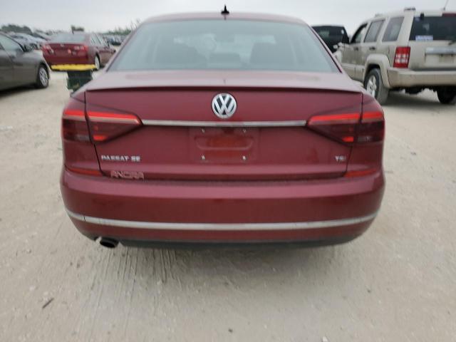 1VWGT7A30HC060665 - 2017 VOLKSWAGEN PASSAT SE BURGUNDY photo 6