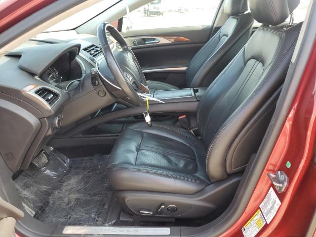 3LN6L2LU2DR807696 - 2013 LINCOLN MKZ HYBRID BURGUNDY photo 7