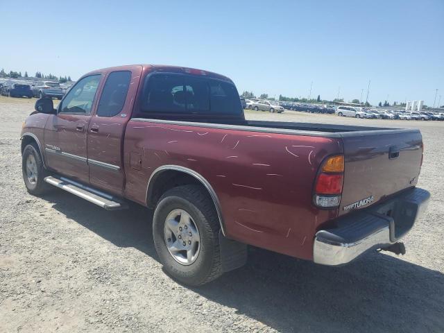 5TBRT34153S378277 - 2003 TOYOTA TUNDRA ACCESS CAB SR5 BURGUNDY photo 2