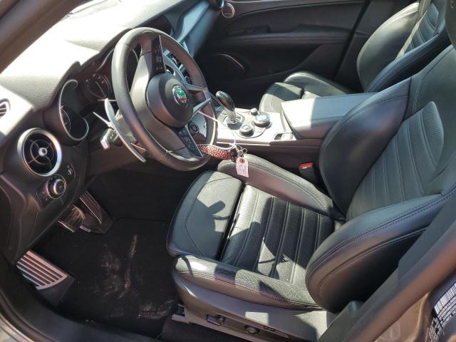 ZASFAKNN6J7C01554 - 2018 ALFA ROMEO STELVIO TI SPORT GRAY photo 7
