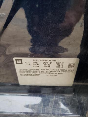 1G1JA5SH0G4125397 - 2016 CHEVROLET SONIC LS Mavi foto 12