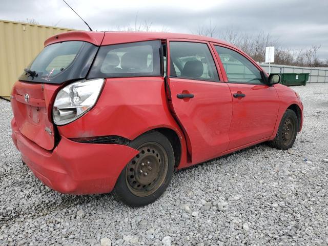 2T1KR32E87C650736 - 2007 TOYOTA COROLLA MA XR RED photo 3