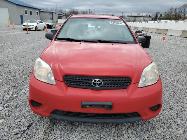 2T1KR32E87C650736 - 2007 TOYOTA COROLLA MA XR RED photo 5