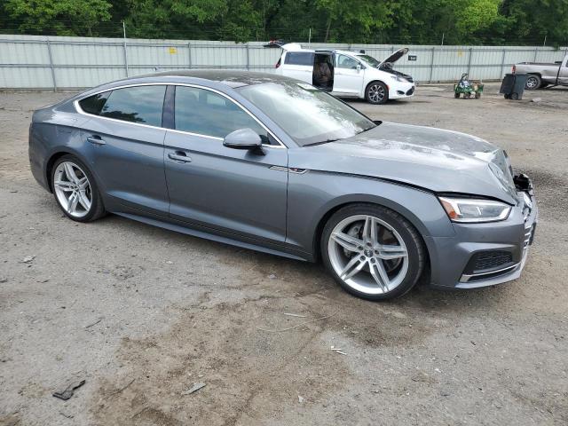 WAUENCF5XJA015867 - 2018 AUDI A5 PREMIUM PLUS S-LINE GRAY photo 4