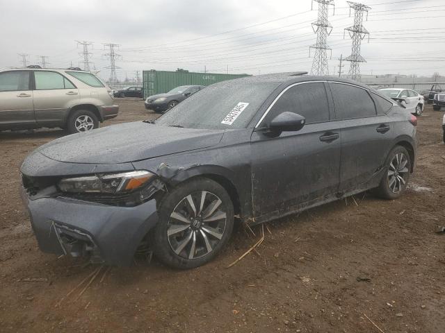 19XFL1H72RE015936 - 2024 HONDA CIVIC EXL GRAY photo 1