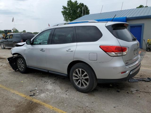 5N1AR2MN7EC653065 - 2014 NISSAN PATHFINDER S SILVER photo 2