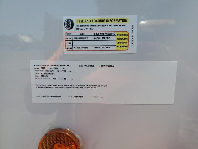 5ZT2CKFC9PY028161 - 2023 FORS TRAILER 银色 照片 10