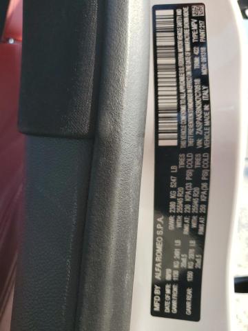 ZASPAKBN3K7C70518 - 2019 ALFA ROMEO STELVIO TI Սպիտակ լուսանկար 12
