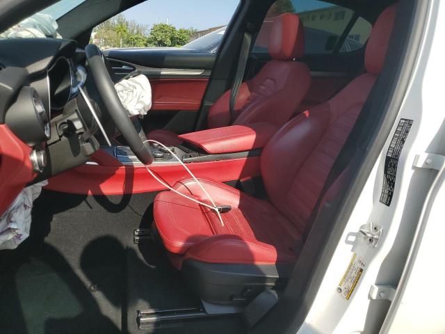 ZASPAKBN3K7C70518 - 2019 ALFA ROMEO STELVIO TI Սպիտակ լուսանկար 7