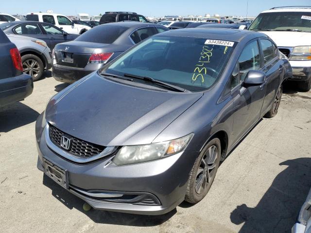 19XFB2F87DE288626 - 2013 HONDA CIVIC EX GRAY photo 1