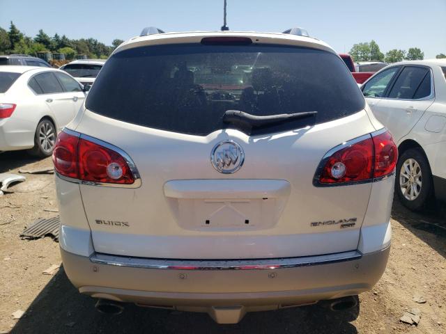 5GALRCED6AJ139045 - 2010 BUICK ENCLAVE CXL WHITE photo 6