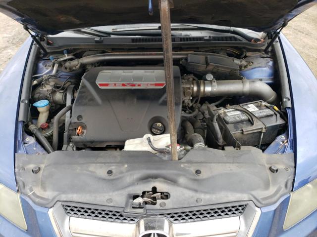 19UUA76567A032077 - 2007 ACURA TL TYPE S BLUE photo 11