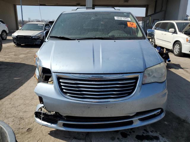 2C4RC1CG9CR297521 - 2012 CHRYSLER TOWN & COU TOURING L BLUE photo 5