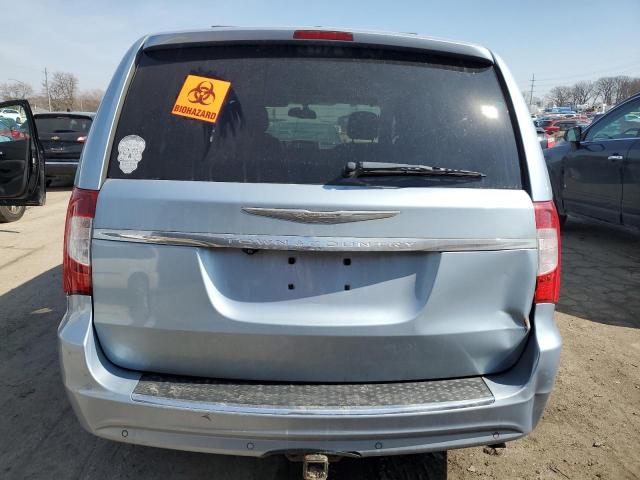 2C4RC1CG9CR297521 - 2012 CHRYSLER TOWN & COU TOURING L BLUE photo 6