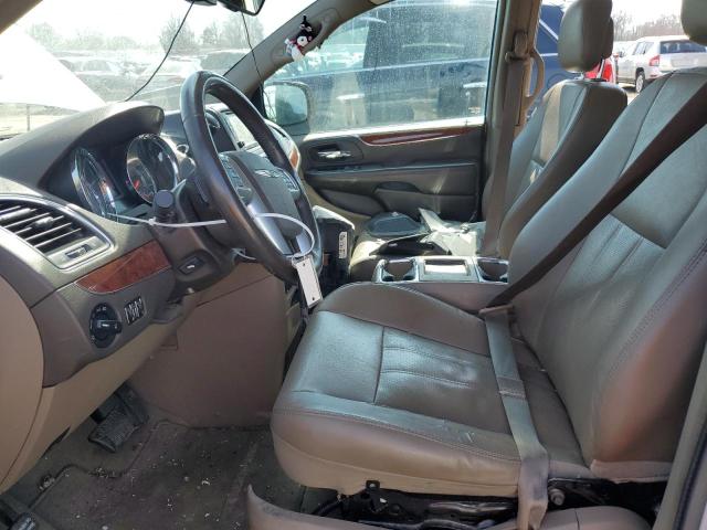 2C4RC1CG9CR297521 - 2012 CHRYSLER TOWN & COU TOURING L BLUE photo 7