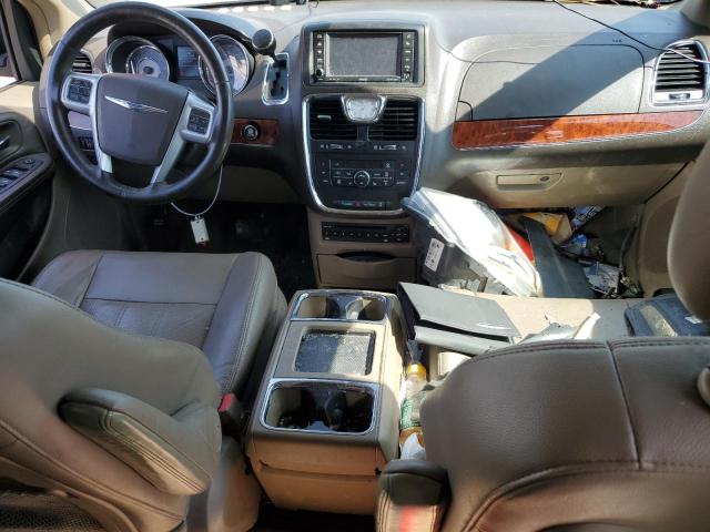 2C4RC1CG9CR297521 - 2012 CHRYSLER TOWN & COU TOURING L BLUE photo 8