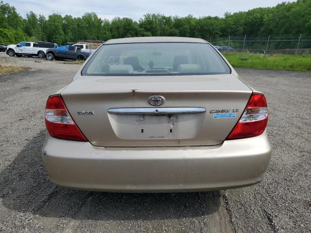 4T1BE32K73U154854 - 2003 TOYOTA CAMRY LE GOLD photo 6