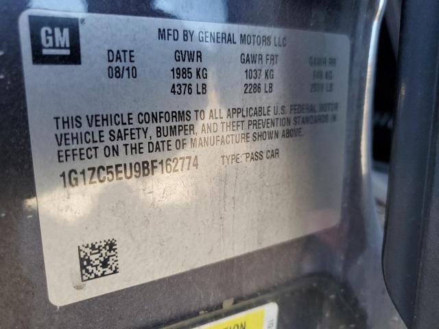 1G1ZC5EU9BF162774 - 2011 CHEVROLET MALIBU 1LT BROWN photo 12